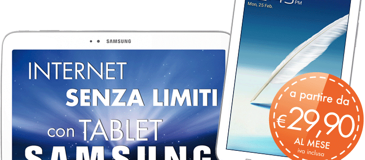 Linkem No Limits – Speciale Tablet SamsungGalaxy Insieme 750px